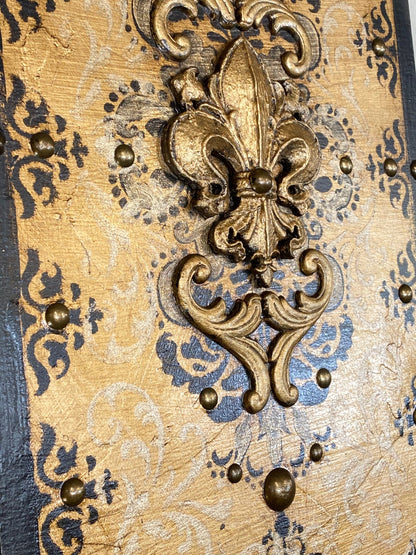 Steve Taff Old World Dimensional Art Set Of Three Black And Gold Reilly-Chance Home Decor Retail