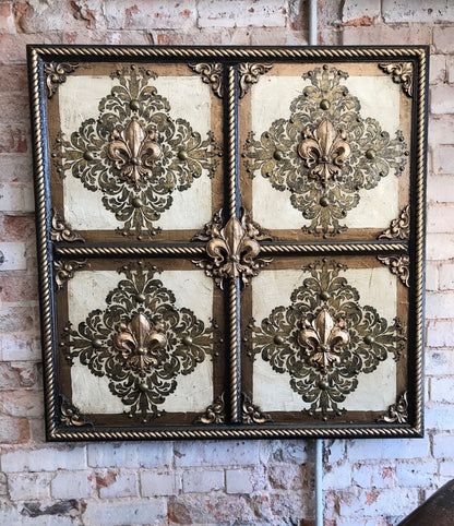 Steve Taff Old World Dimensional Art Fleur De Lis Wall Decor Reilly-Chance Home Retail Store