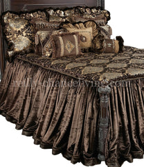 Old_world_bedding-chocolate_brown_bedding-damask-faux_mink-velvet_bedding-decorative_pillows-reilly_chance_collection