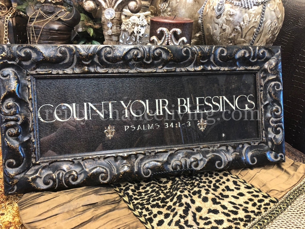 Count Your Blessings Framed Art Reilly-Chance Home Decor Retail Store Offerings