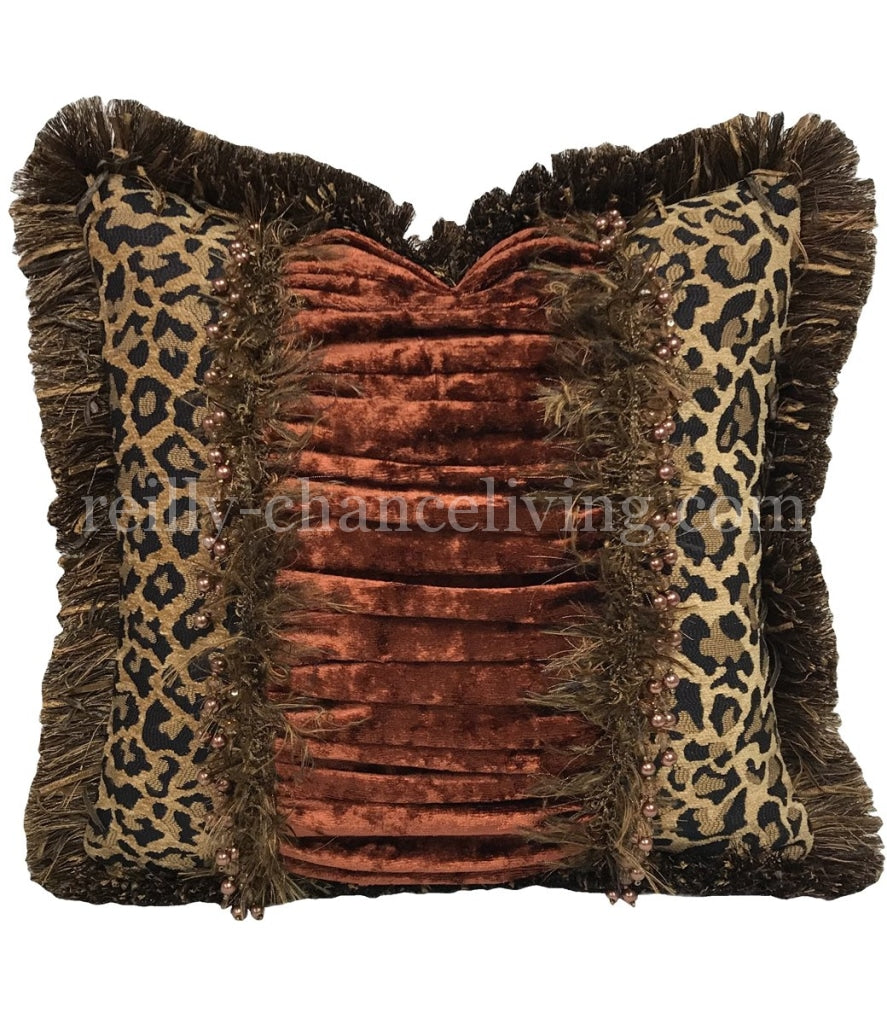 Luxury Leopard Accent Pillow