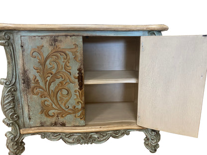 Peruvian San Miguel Hand Painted Wood Buffet