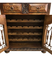 Peruvian Toscano Old World Wine Cabinet