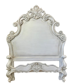 Grandeur Peruvian Hand Crafted Nightstand Vintage White Finish