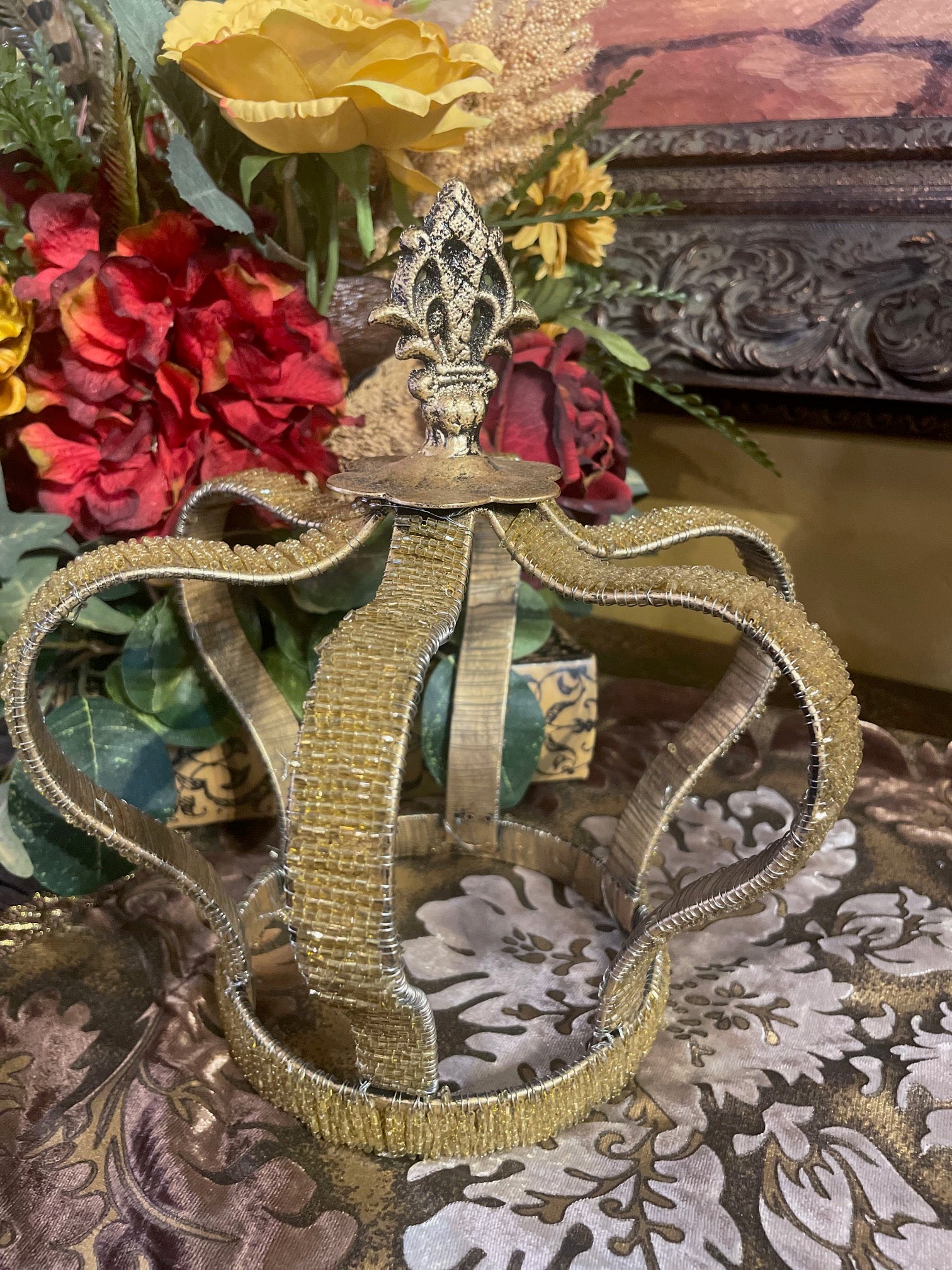 Jeweled Tabletop Crown