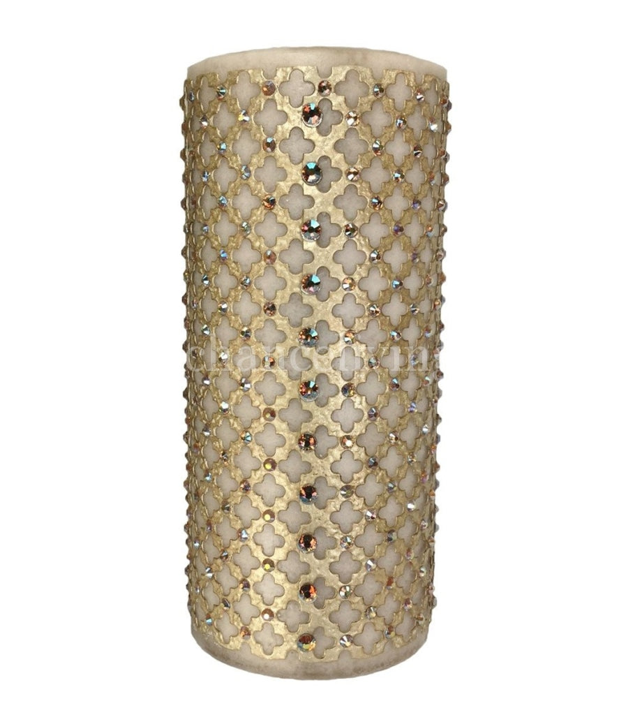 Triple_scented_candle-jeweled_candles-vanilla-4x9-champagne_jeweled_mesh-sir_olivers-reilly_chance_collection_grande