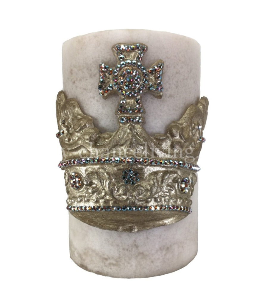 Triple_scented_candle-vanilla-6x9-champagne_jeweled_crown-sir_olivers-reilly_chance_collection_grande