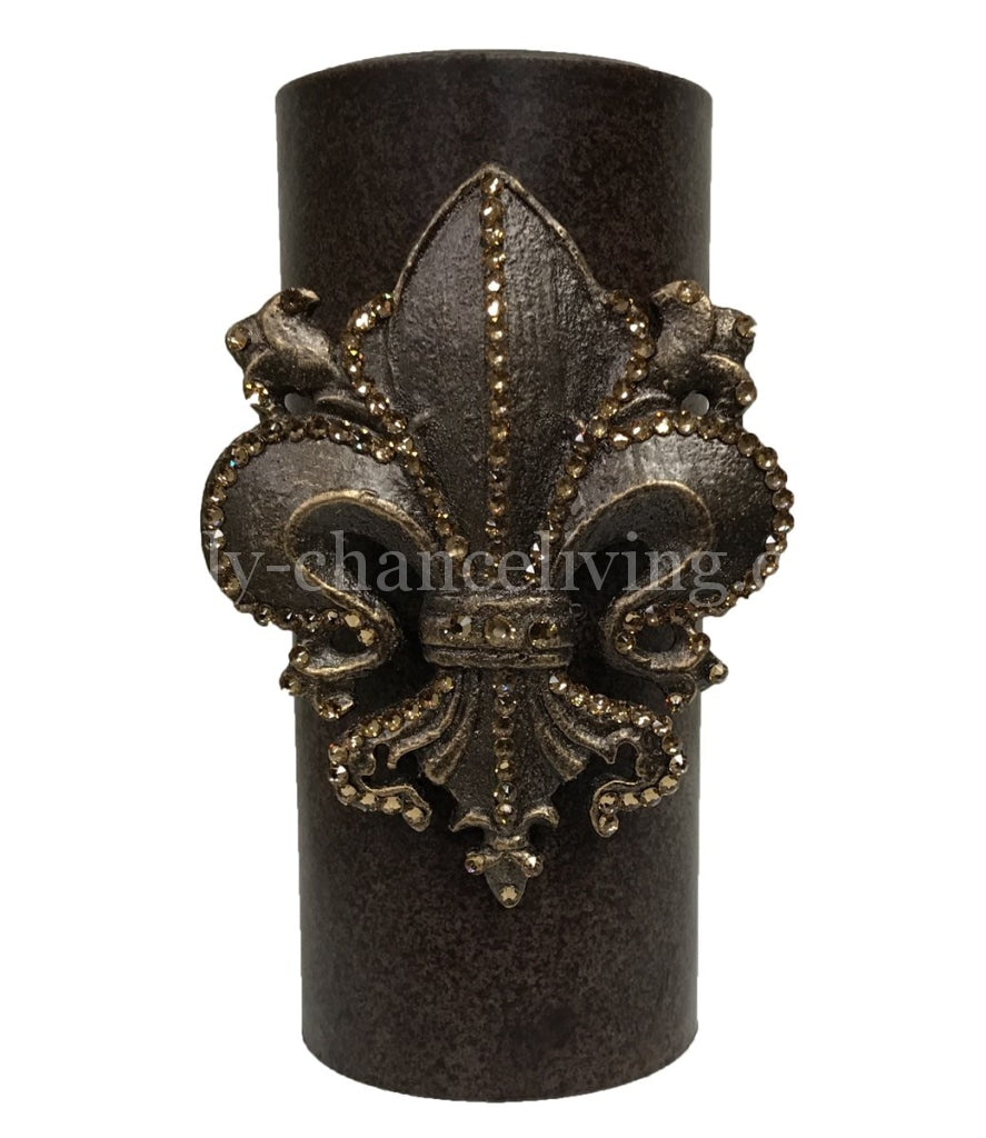 Old_world_candles-Triple_scented_candles-candle_bling-fancy_candles-jeweled_fleur_de_lis-swarovski_crystals-sir_oliver_s-reilly_chance