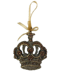 Christmas Ornament Jeweled Scroll Crown Ornaments