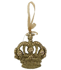 Christmas Ornament Jeweled Scroll Crown Ornaments